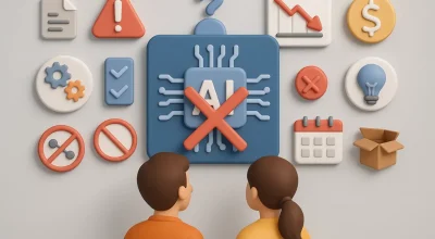 Топ-10 ошибок при внедрении AI в бизнесе: как избежать провала и потерь