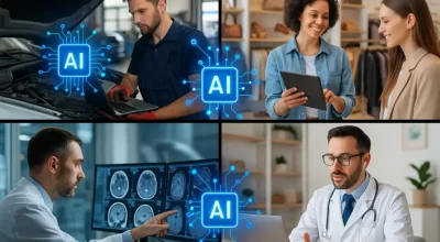 Реальные примеры внедрения AI в услугах: от автосервиса до онлайн-консультаций